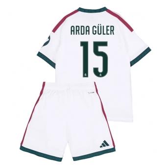 Real Madrid Arda Guler #15 Maglia Gara Casa Repliche 2026-27 Bambino Maniche Corte